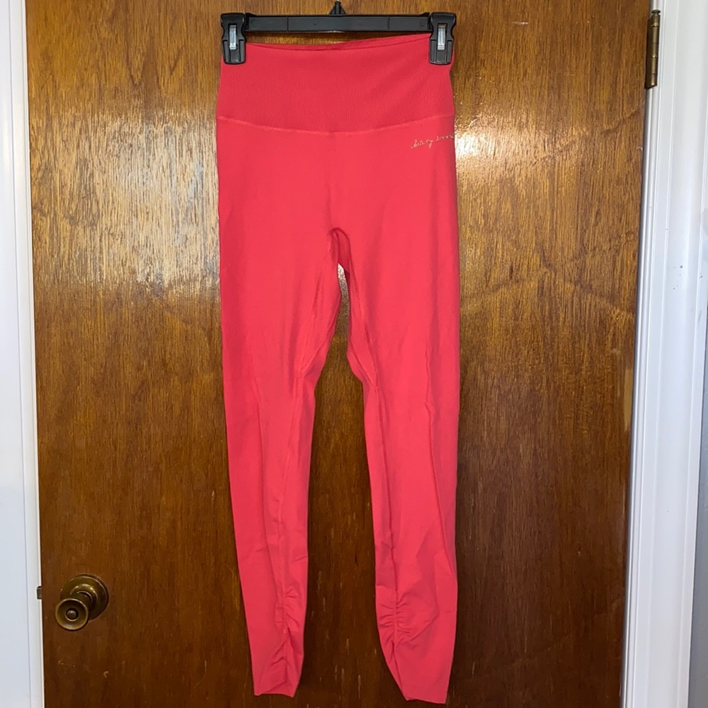 Whitney Simmons rib waist gymshark leggings